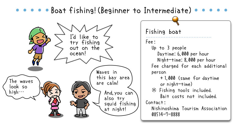 Boat fishing! (Beginner to Intermediate)